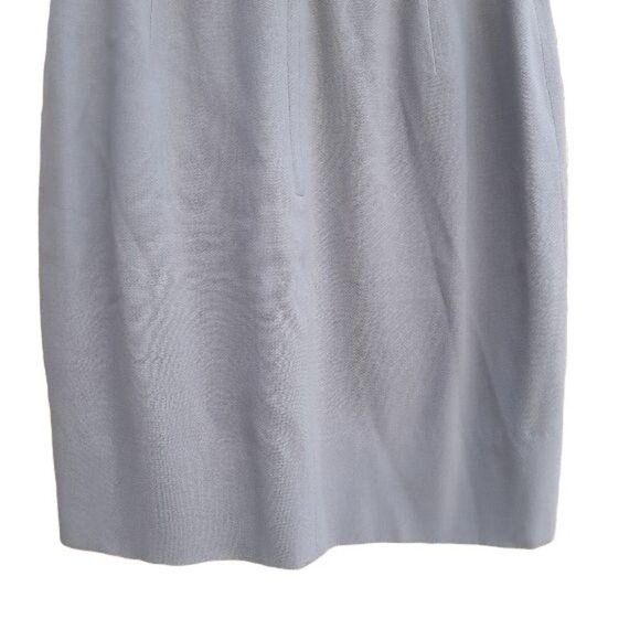 Vtg 70's Calvin Klein Collection Skirt 100% Wool Career Pencil Mini Taupe Sz XS - Picture 12 of 12